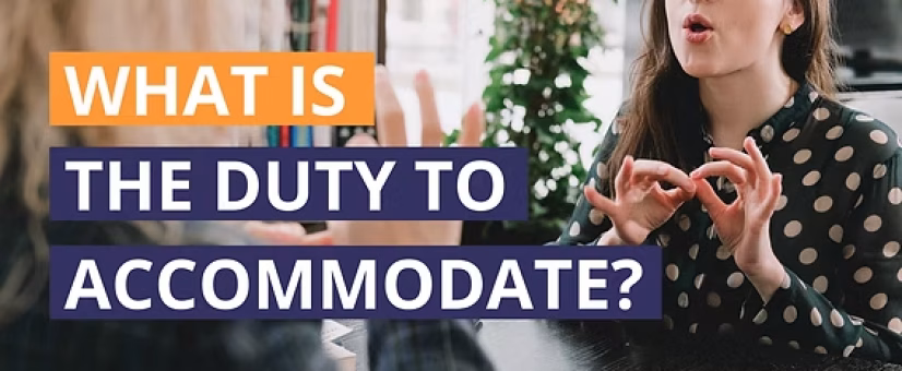 Duty to accomodate