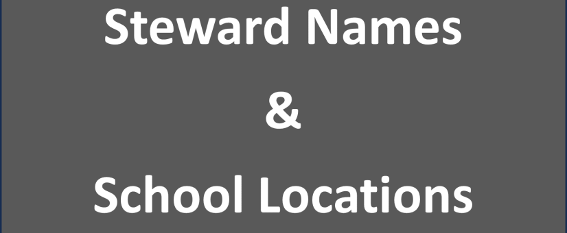 Stewards Names & Locations